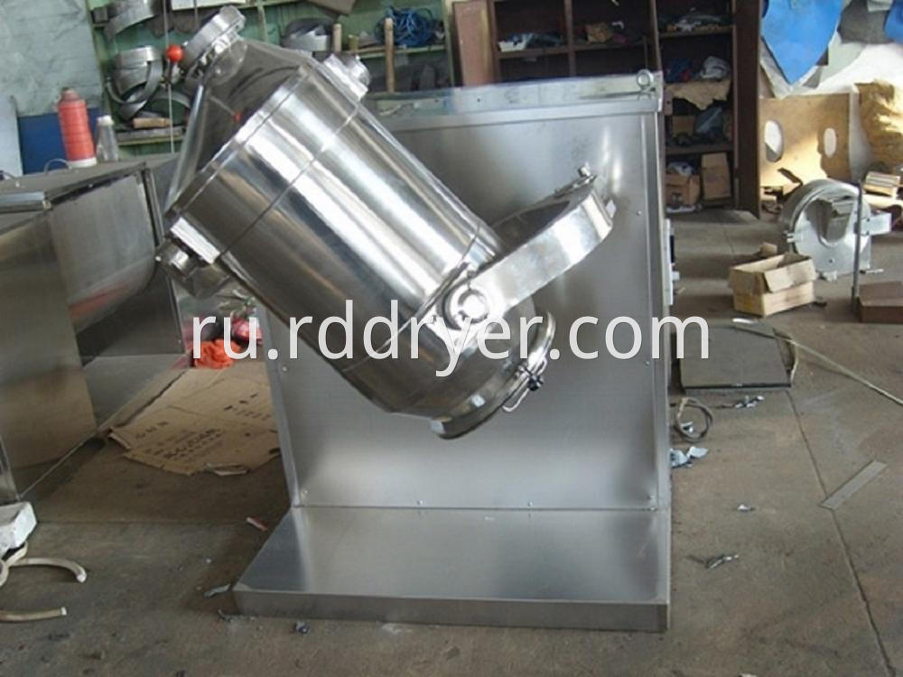 Three Dimensional Pharma Mixer for Mixing Powder